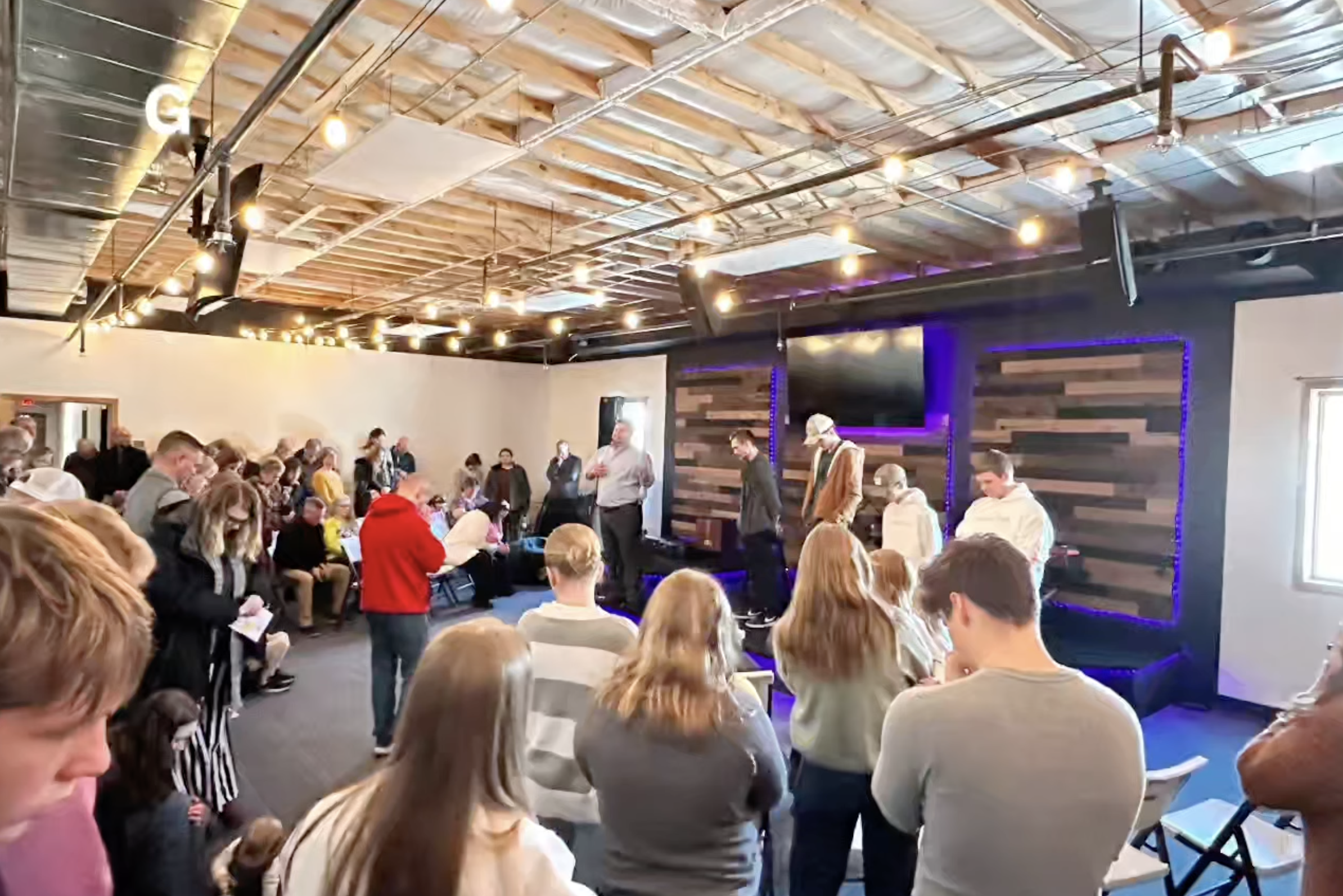 Gateway youth and young adults dedication.